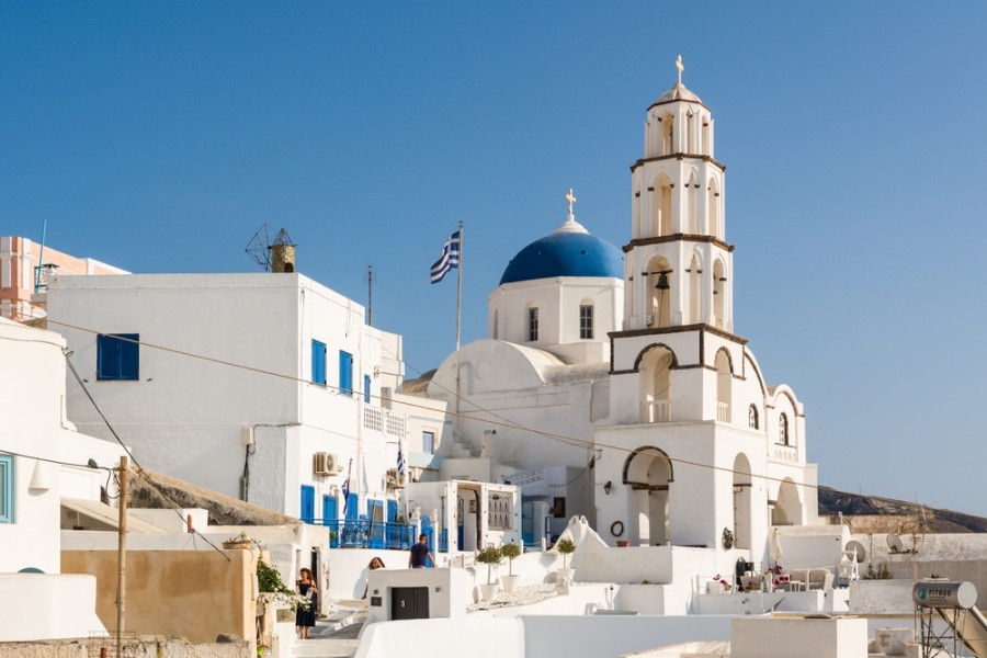 Des idées romantiques et sexy pour une lune de miel : visiter Santorin